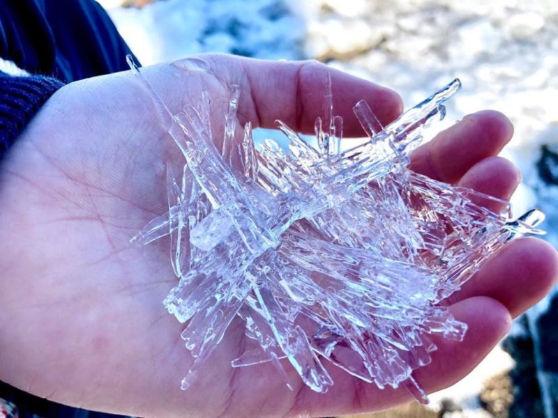 Ice Shards, Lake Michigan Early one Winter Morning