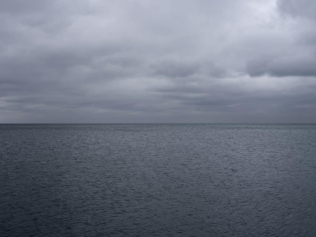 dark slate gray lake day