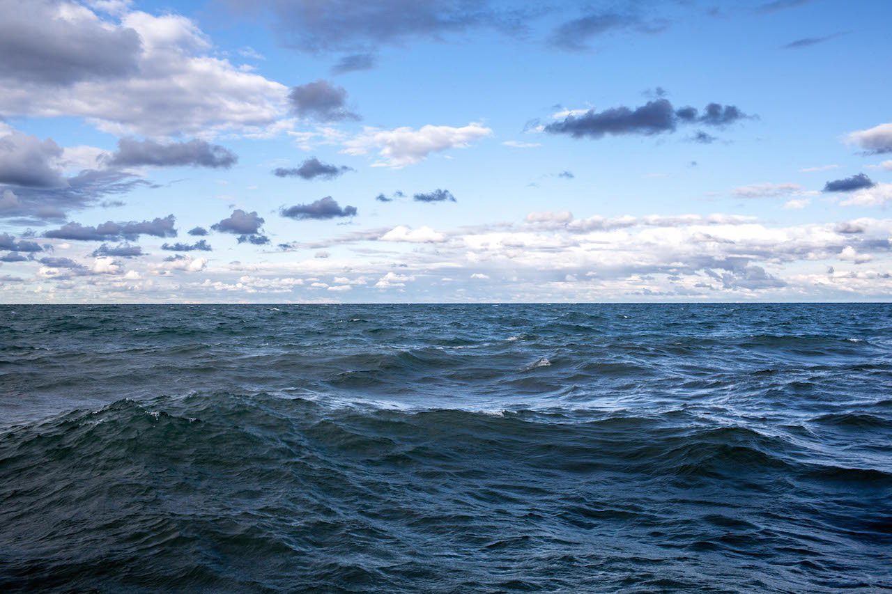A look backwards at one of the first photos from early in the Lake Series from Lincoln Schatz. Taken several cameras ago and in a slightly different format. This is a wind whipped day from September 2015.