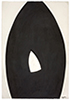 Untitled 1, 1994 (44" (h) x 30" (w), charcoal on paper)