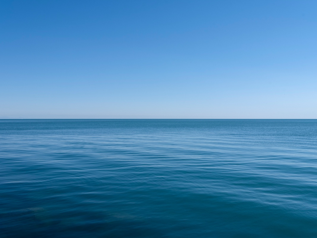 Robert Frost’s, Fragmentary Blue, a poem that is tied to the Lake Series in my mind on days like this. Days where Lake Michigan is so perfectly, momentarily and fleetingly blue. Where sky and water inform one another’s hue, creating a a dazzling landscape on April 30th, 2024.