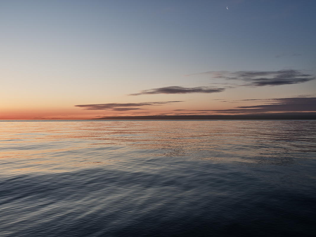 The lake gently wakes in this photograph from the Lake Series, this is the Lake Series, May 3rd, 2016.