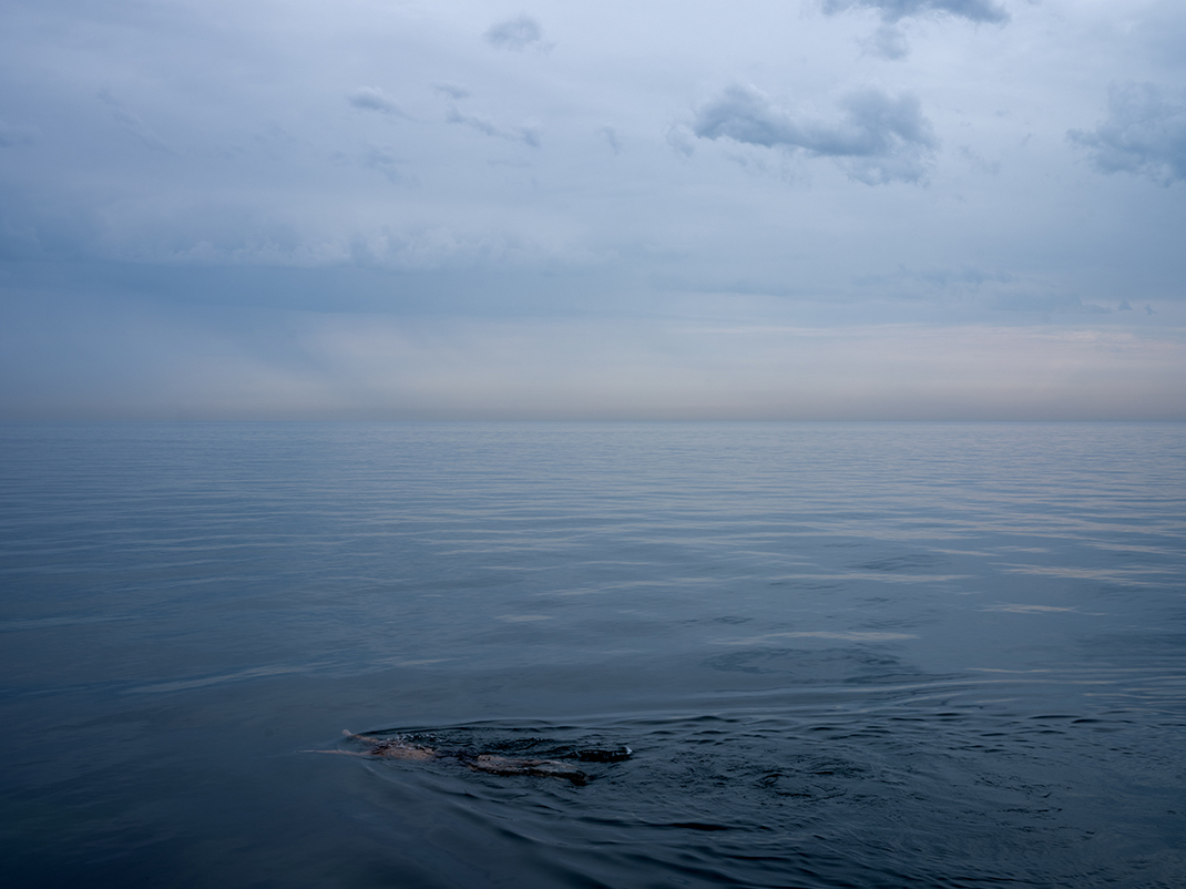 A swimmer glides through the water of Lake Michigan in a recent photograph taken while working on the Lake Series. I was reminded of this line from Akira Kurosawa’s 1990 film Dreams in that moment, watching as they worked their way along the lake wall, “These days... people have forgotten that they’re a part of nature too.” The time spent at the lake is an opportunity each day to be reminded of our place in nature.