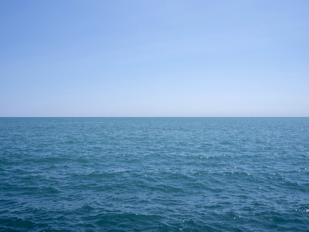 Piercing blue sky and water work together to create a photograph of an absolutely perfect summer day on Lake Michigan. From the Lake Series, this is July 19th, 2024.